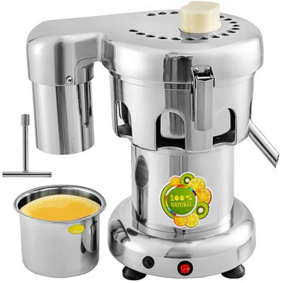 VEVOR Heavy-Duty Commercial Juice Extractor - Aluminum and Stainless Steel Centrifugal Juicer for Fruits and Vegetables